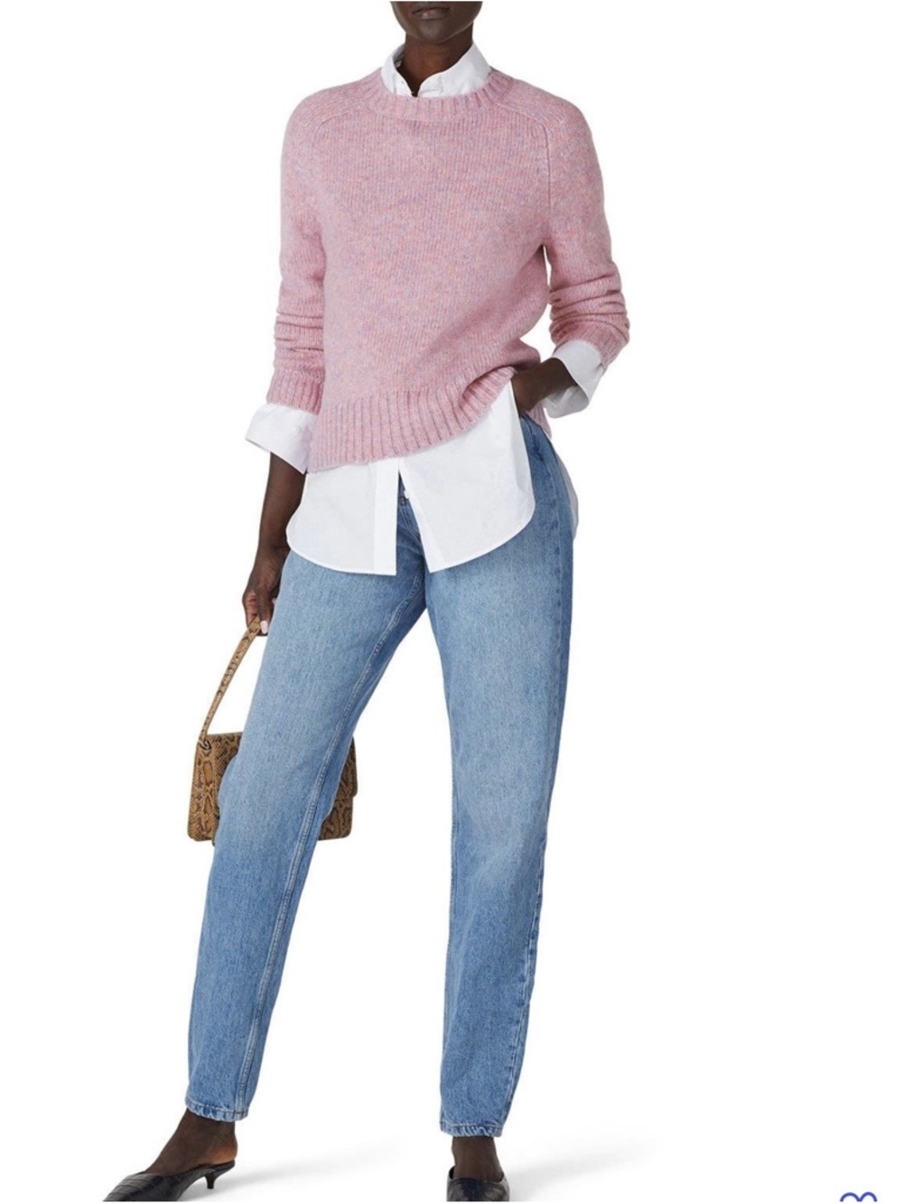 J Crew Wisteria Saddle Sweater Size XL